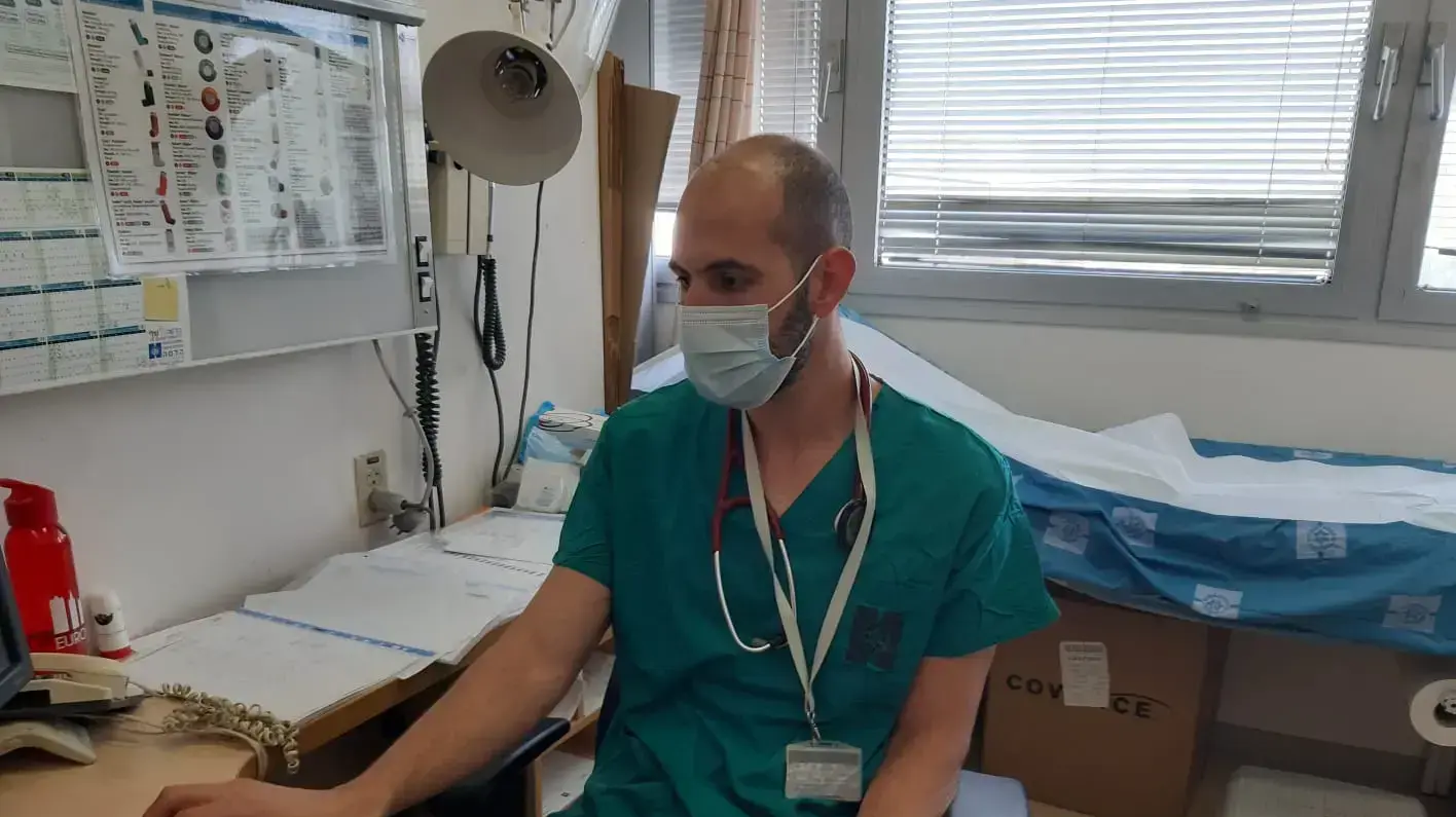 מרפאת מחלימי קורונה, בי"ח הדסה עין כרם, 8 בנובמבר 2020 מרפאת מחלימי קורונה, בי"ח הדסה עין כרם, 8 בנובמבר 2020