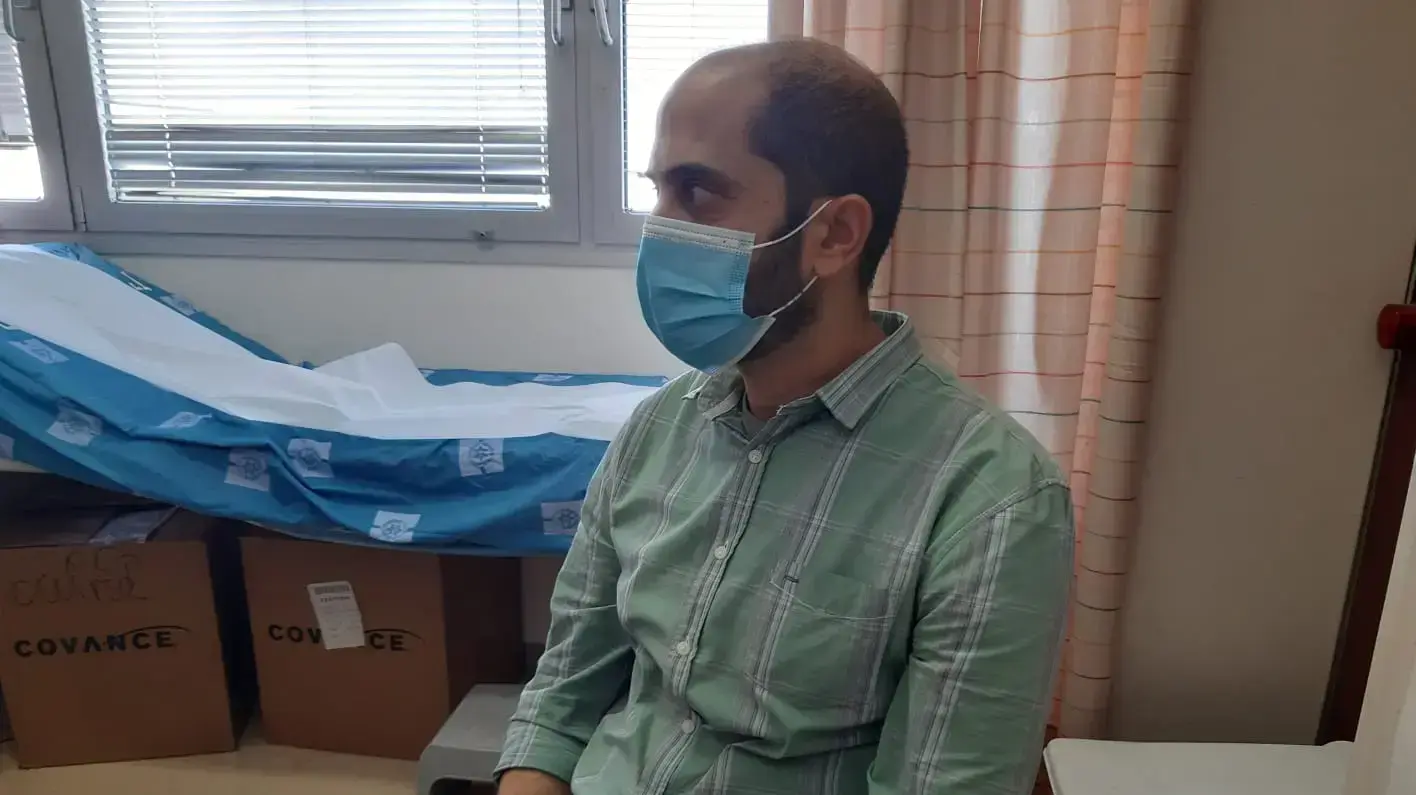 מרפאת מחלימי קורונה, בי"ח הדסה עין כרם, 8 בנובמבר 2020 מרפאת מחלימי קורונה, בי"ח הדסה עין כרם, 8 בנובמבר 2020