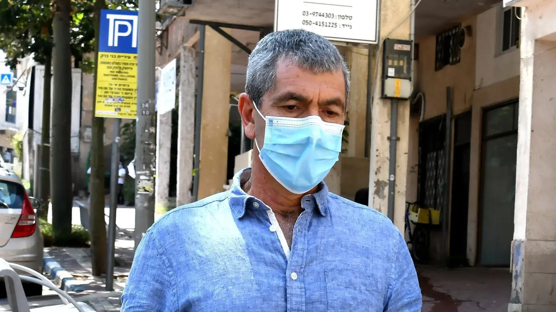 רוני נומה מפקד פיקוד העורף תמיר ידעי בני ברק 14/04/2020 רוני נומה מפקד פיקוד העורף תמיר ידעי בני ברק 14/04/2020
