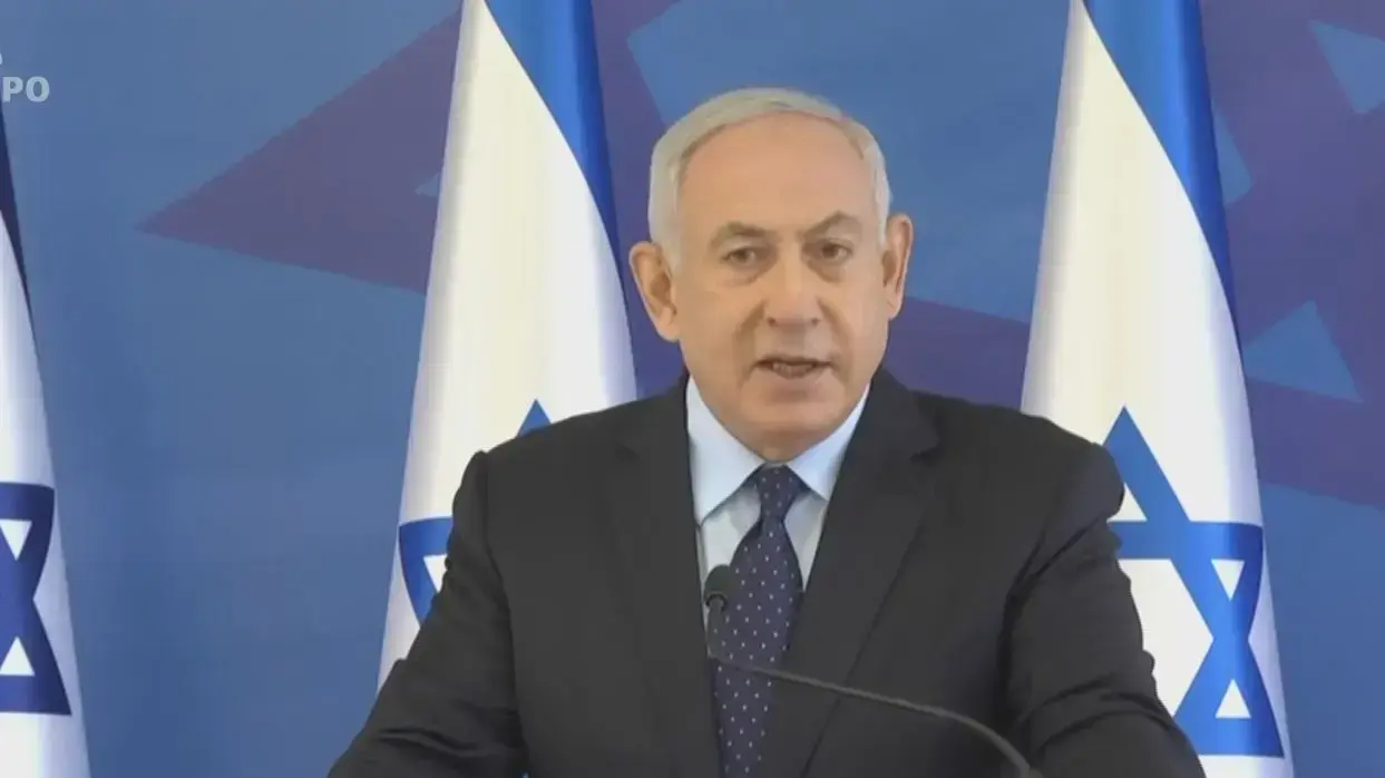ראש הממשלה בנימין נתניהו על חתימת הסכם לרכישת חיסון לקורונה מפייזר, 13 בנובמבר 2020 ראש הממשלה בנימין נתניהו על חתימת הסכם לרכישת חיסון לקורונה מפייזר, 13 בנובמבר 2020