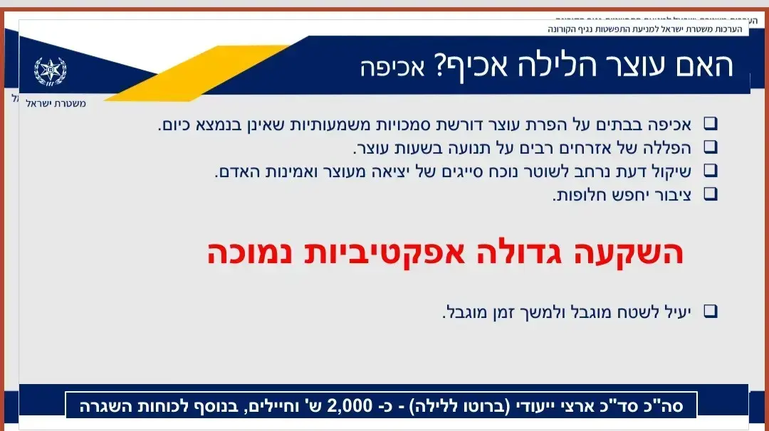עוצר לילה עוצר לילה