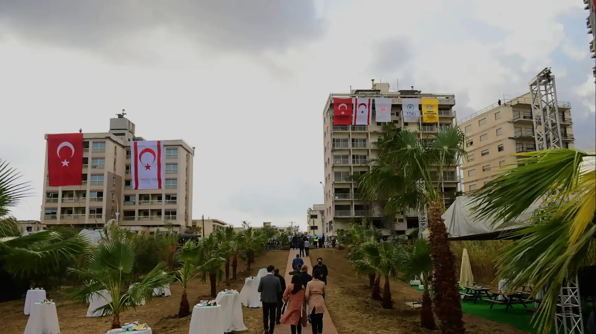 חוף הים של קפריסין הטורקית, 15 בנובמבר 2020 חוף הים של קפריסין הטורקית, 15 בנובמבר 2020