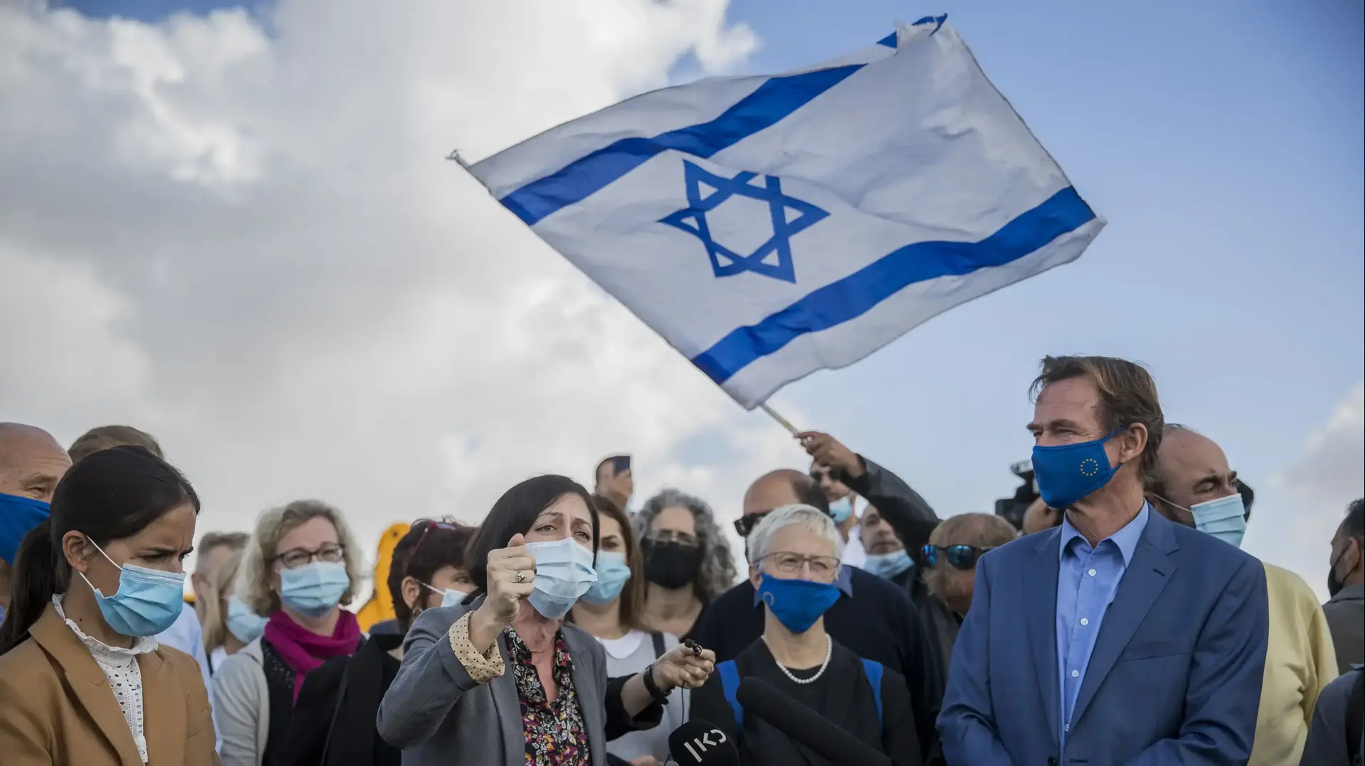 ביקור נציגי האיחוד האירופי בגבעת המטוס, 16 בנובמבר 2020 ביקור נציגי האיחוד האירופי בגבעת המטוס, 16 בנובמבר 2020