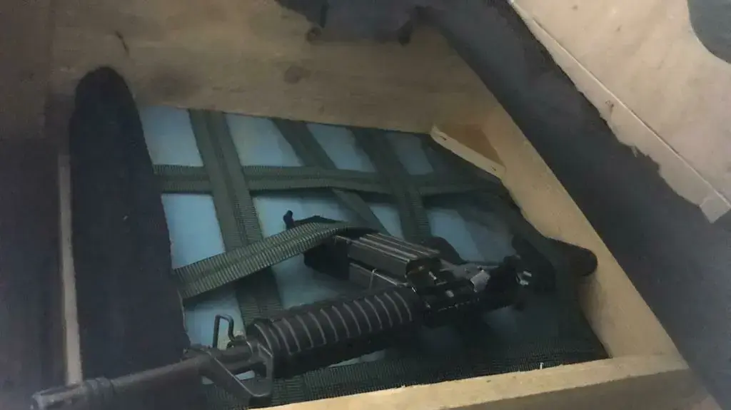רובה M-16 נתפס בשפרעם רובה M-16 נתפס בשפרעם