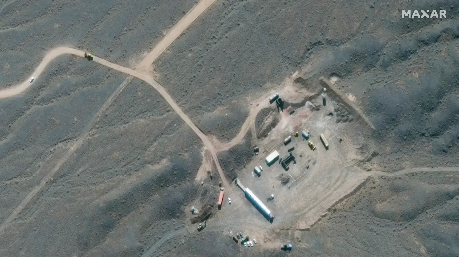 תמונת לוויין של מתקן הגרעין בנתנז, איראן, 21 באוקטובר 2020 תמונת לוויין של מתקן הגרעין בנתנז, איראן, 21 באוקטובר 2020
