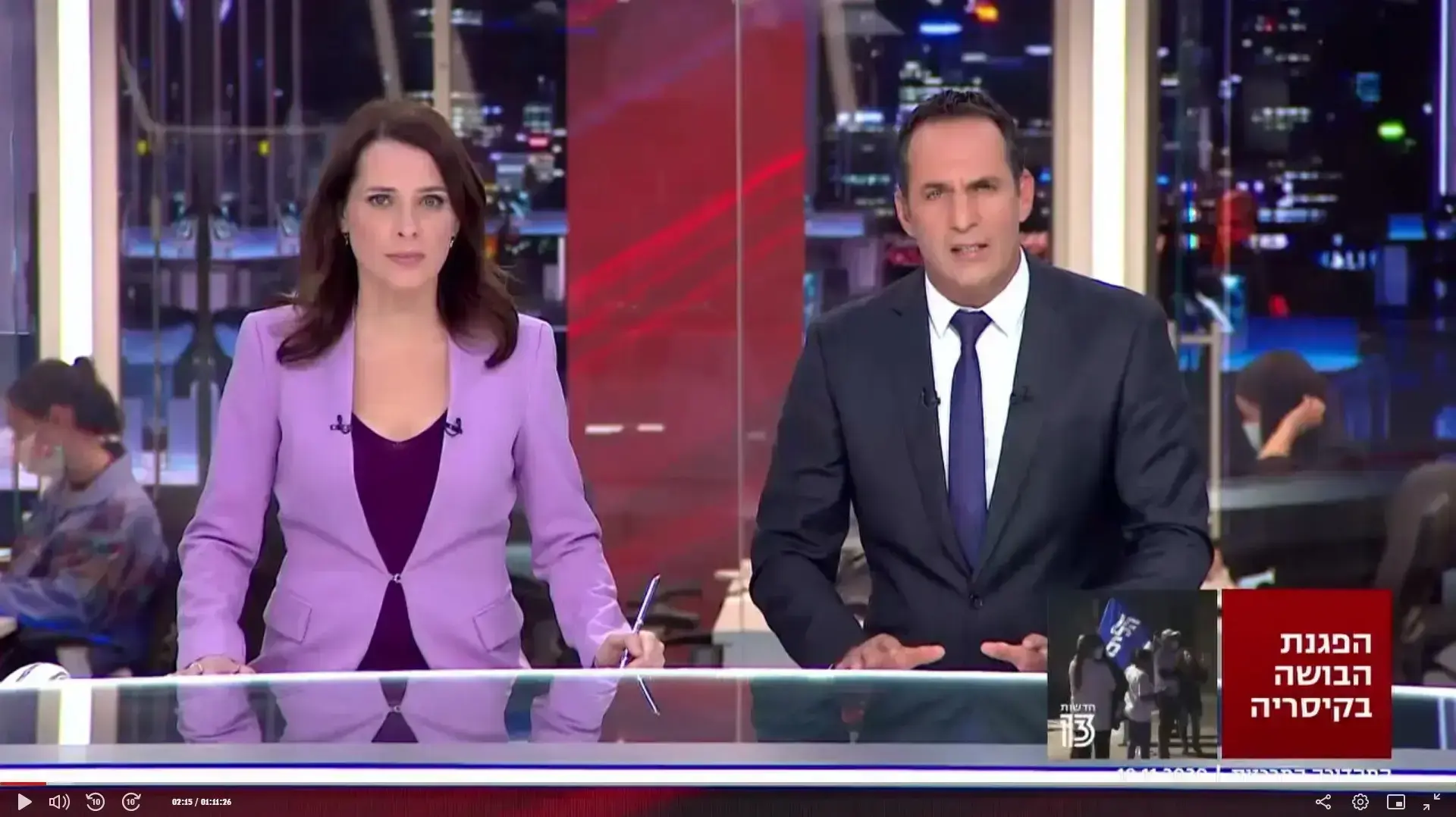 תמר איש שלום אודי סגל חדשות 13 תמר איש שלום אודי סגל חדשות 13