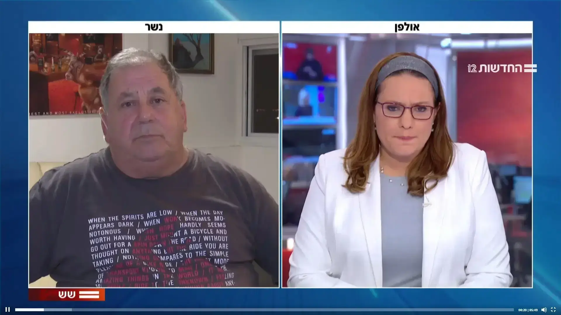 אפרים גרייף מתנצל בפני משפחת פרקש בשש עם סיון רהב מאיר סיוון אפרים גרייף מתנצל בפני משפחת פרקש בשש עם סיון רהב מאיר סיוון