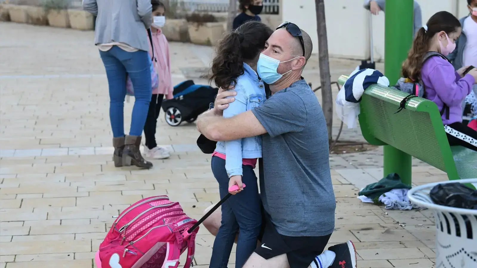 תלמידי כיתות ה-ו חוזרים ללימודים, בי"ס עוזי חיטמן, פתח תקווה, 24 בנובמבר 2020 תלמידי כיתות ה-ו חוזרים ללימודים, בי"ס עוזי חיטמן, פתח תקווה, 24 בנובמבר 2020