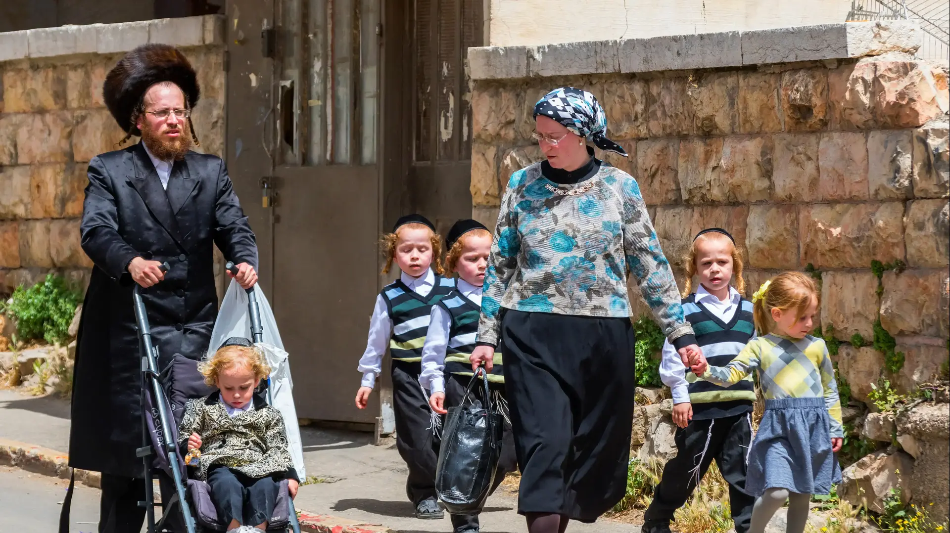 משפחה חרדית בישראל משפחה חרדית בישראל