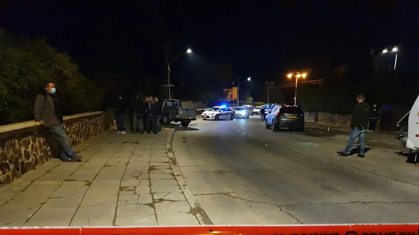 תושב ערד חשוד שירה למוות באדם שניסה לפרוץ לרכבו, זירת הירי, 29 נובמבר 2020