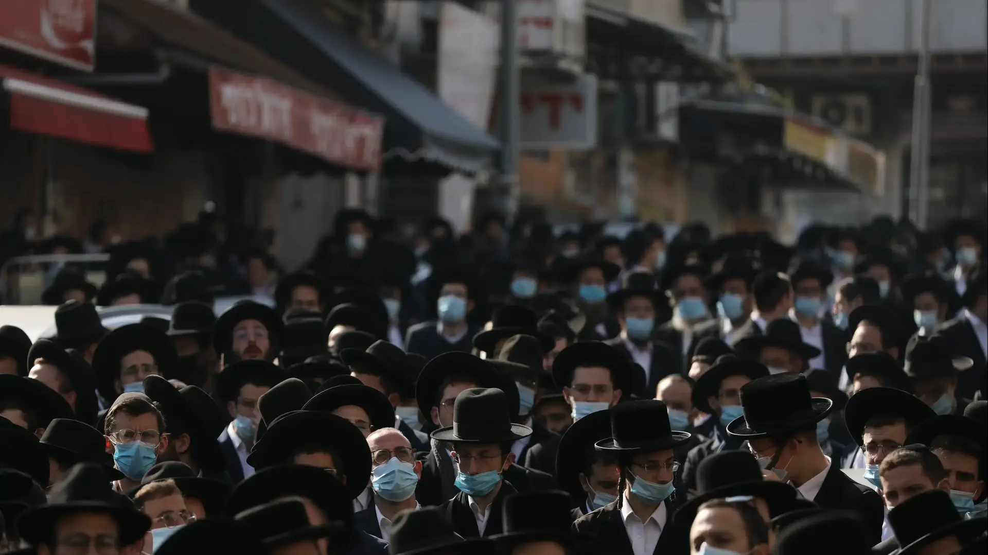 הלווית זקן המשגיחים הגאון רבי אהרן, משגיח ישיבת מיר, ירושלים, 3 בדצמבר 2020 הלווית זקן המשגיחים הגאון רבי אהרן, משגיח ישיבת מיר, ירושלים, 3 בדצמבר 2020