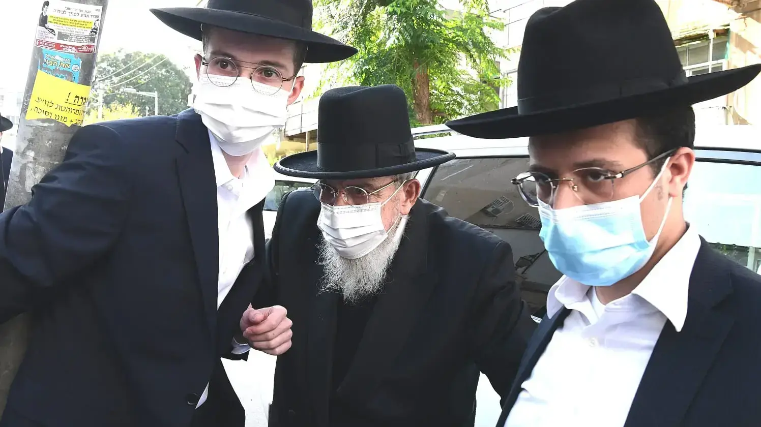 הרב ברוך מרדכי אזרחי, ראש ישיבת עטרת ישראל בכינוס מועצת גדולי התורה של דגל התורה, בני ברק, 4 בדצמבר 2020