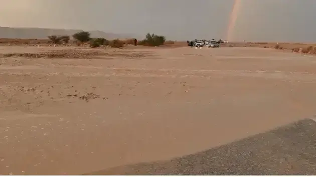 חילוץ בני זוג משיטפון באזור נחל צאלים חילוץ בני זוג משיטפון באזור נחל צאלים