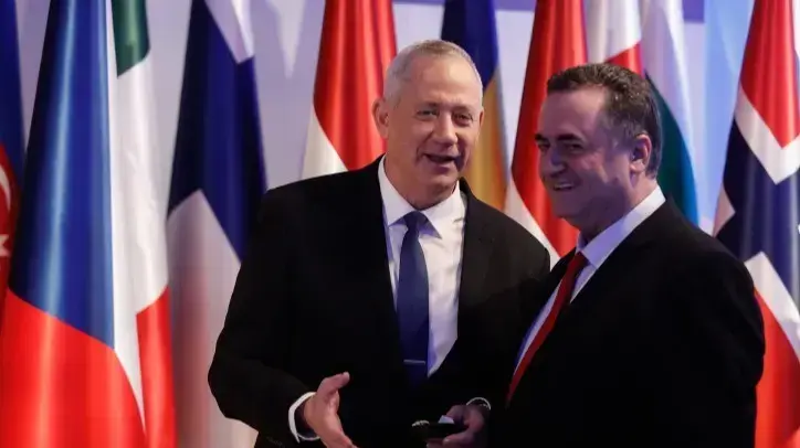 ישראל כ"ץ ובני גנץ ישראל כ"ץ ובני גנץ