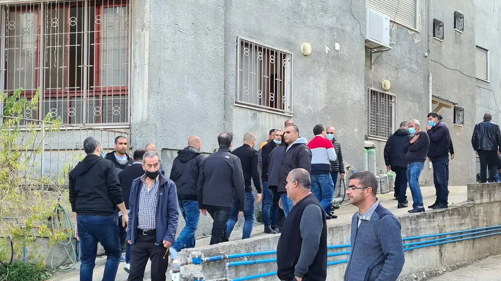 בית משפחתו של צעיר שנרצח בעילוט, 9 בדצמבר 2020 בית משפחתו של צעיר שנרצח בעילוט, 9 בדצמבר 2020