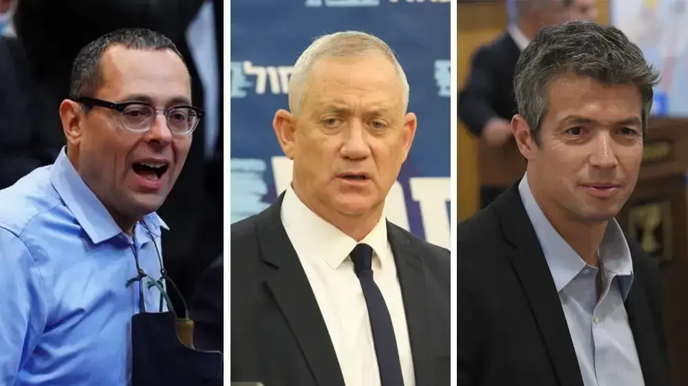 בני גנץ, צבי האוזר, יועז הנדל בני גנץ, צבי האוזר, יועז הנדל