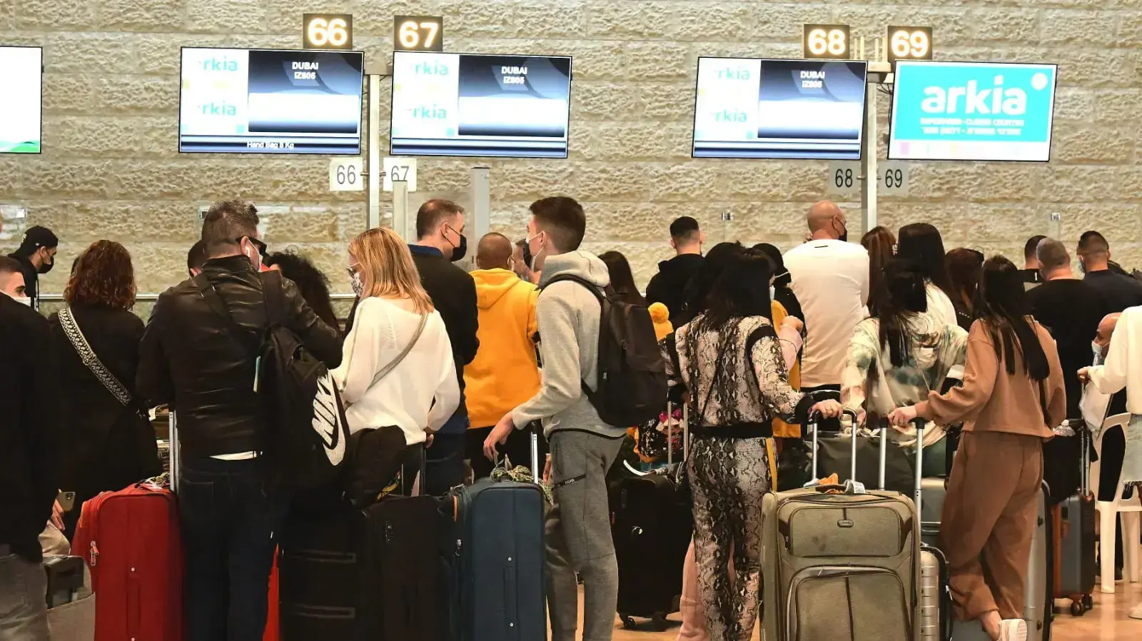 עומס בנתב"ג, 13 בדצמבר 2020 עומס בנתב"ג, 13 בדצמבר 2020