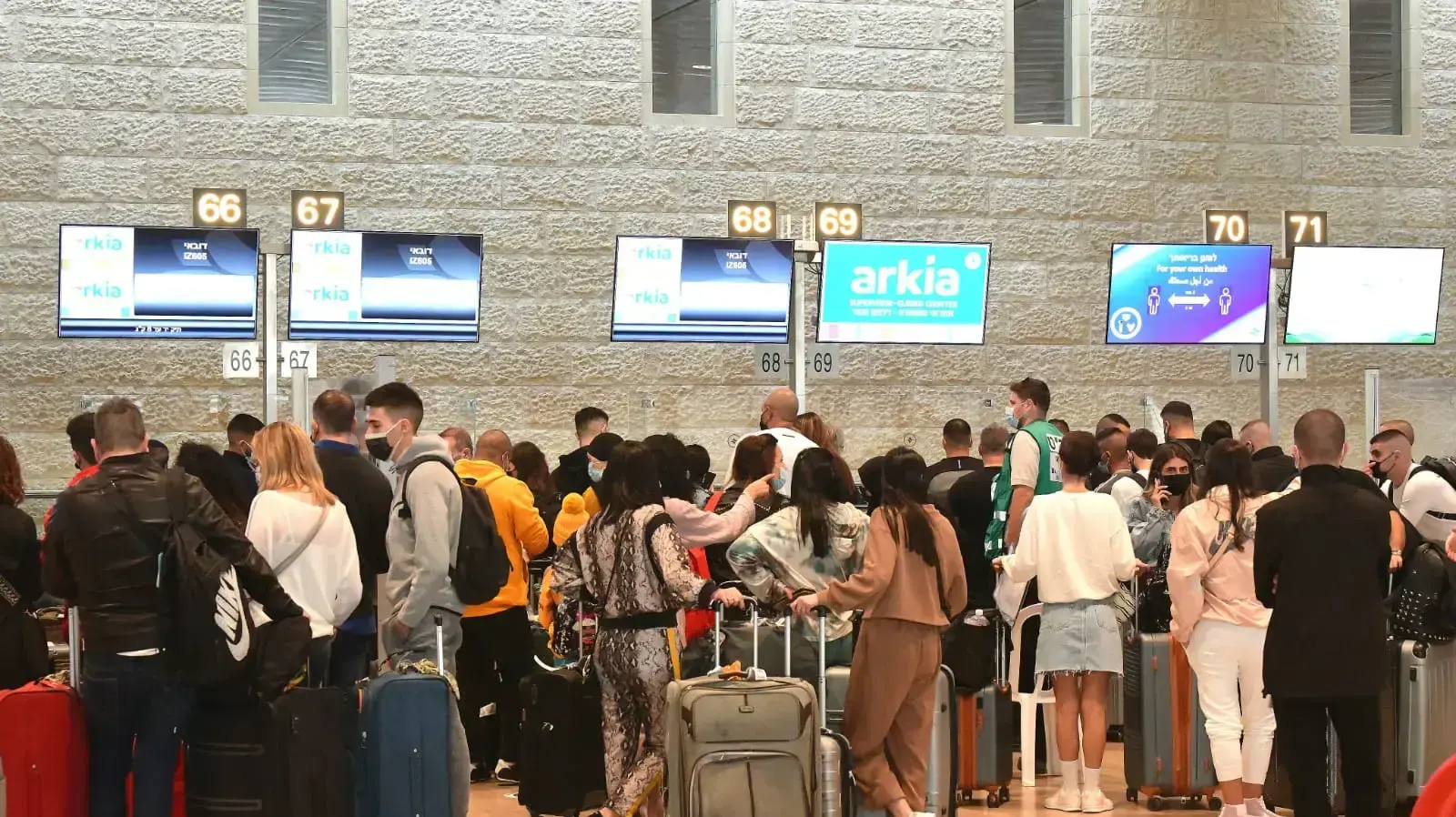עומס בנתב"ג, 13 בדצמבר 2020 עומס בנתב"ג, 13 בדצמבר 2020