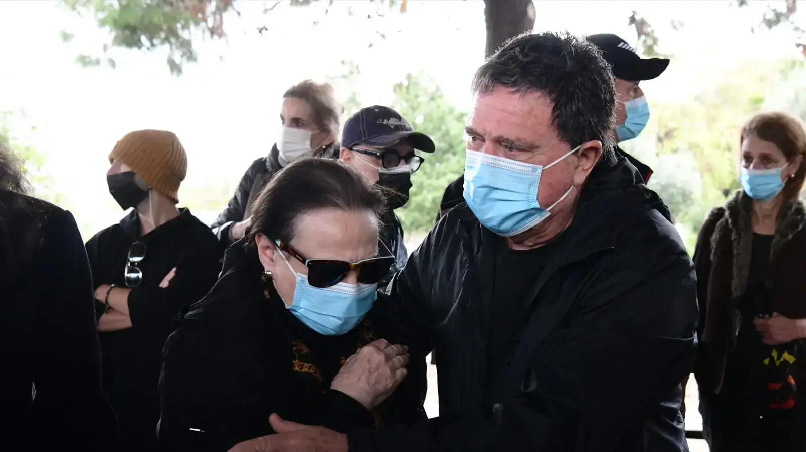 הלויתו של יעקב אגמון בבית העלמין בשפיים , 17.12.2020 הלויתו של יעקב אגמון בבית העלמין בשפיים , 17.12.2020