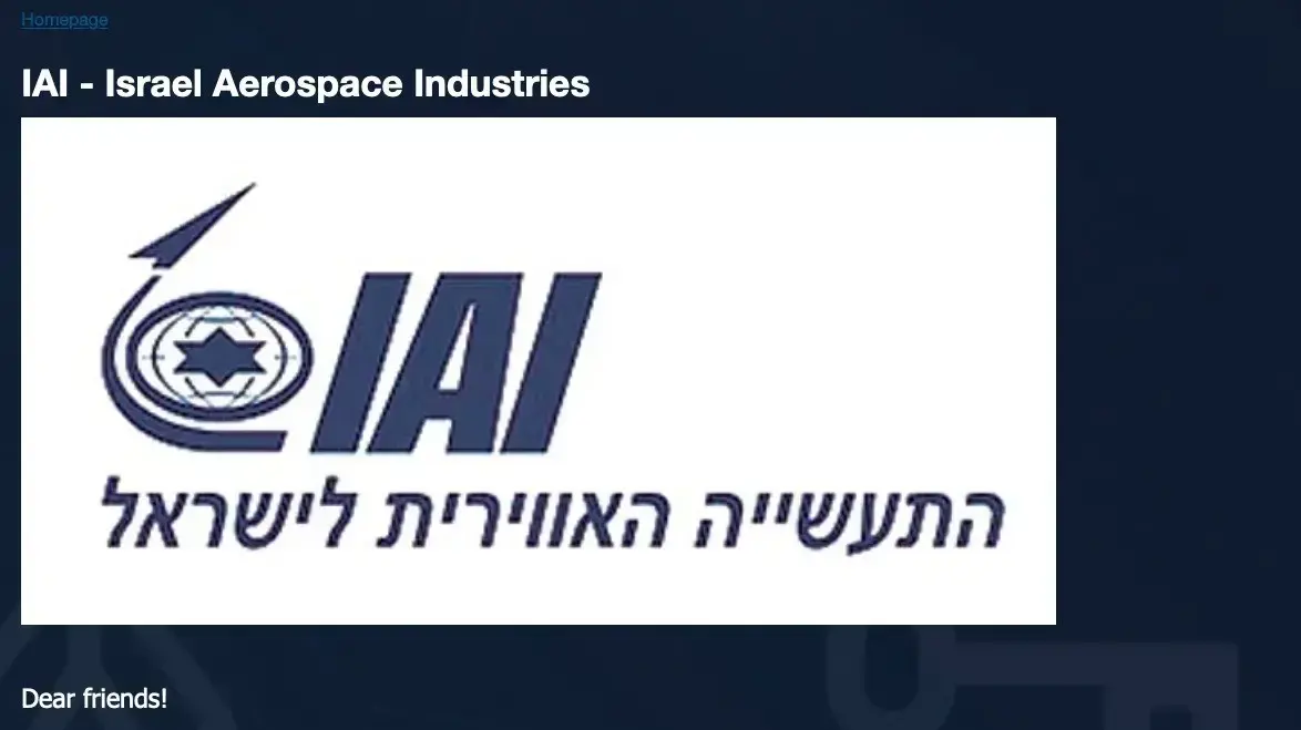 האקרים איראנים טוענים שפרצו למחשבי התעשייה האווירית, 20 בדצמבר 2020 האקרים איראנים טוענים שפרצו למחשבי התעשייה האווירית, 20 בדצמבר 2020