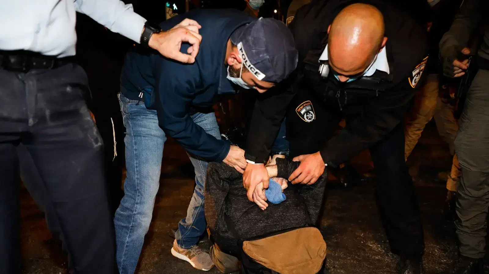 מחאה מול המטה הארצי בירושלים, בעקבות הרג הנער אהוביה סנדק בבנימין 21 בדצמבר 2020 מחאה מול המטה הארצי בירושלים, בעקבות הרג הנער אהוביה סנדק בבנימין 21 בדצמבר 2020