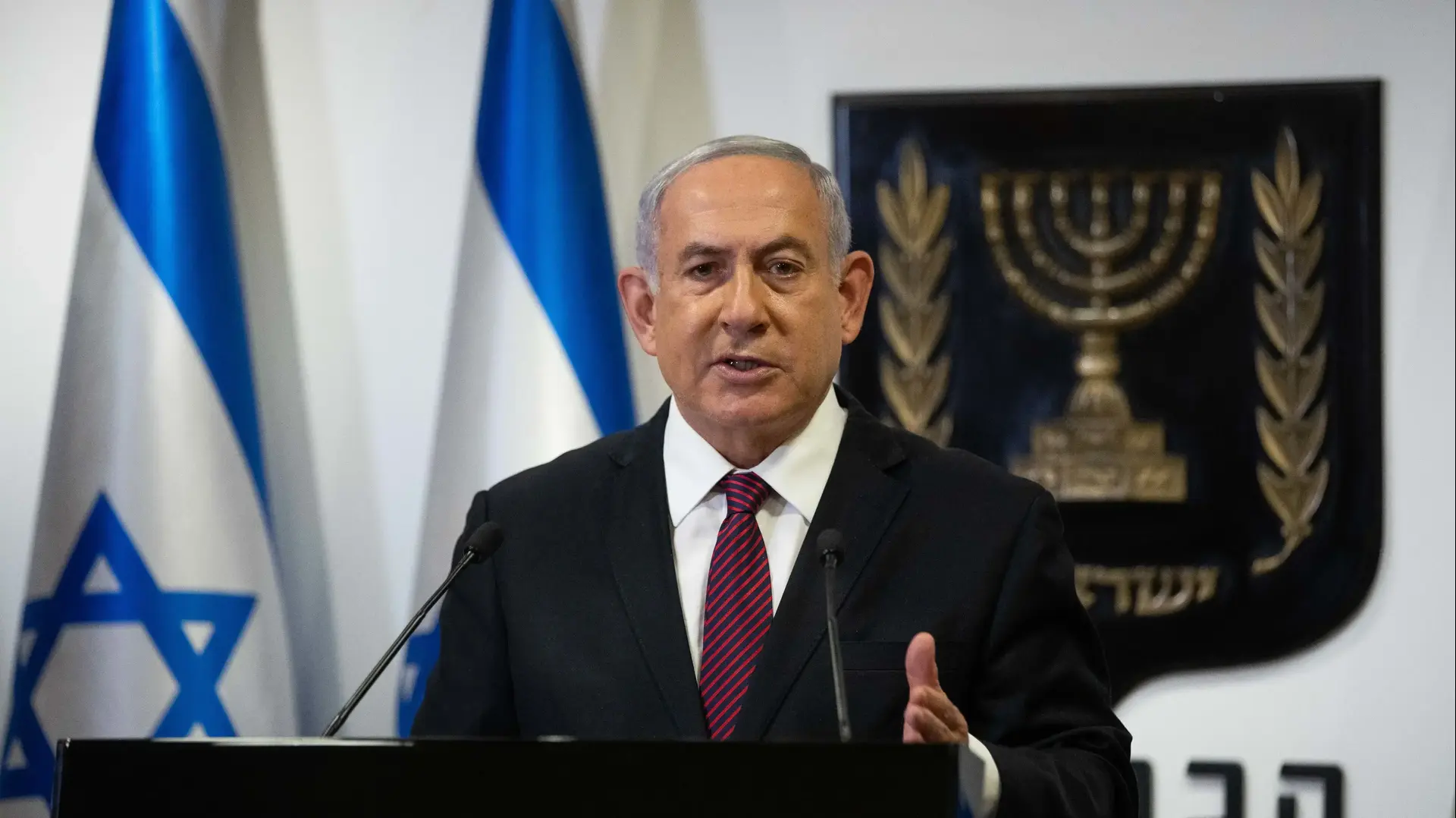 רה"מ נתניהו בהצהרה מהכנסת, 22 בדצמבר 2020 רה"מ נתניהו בהצהרה מהכנסת, 22 בדצמבר 2020