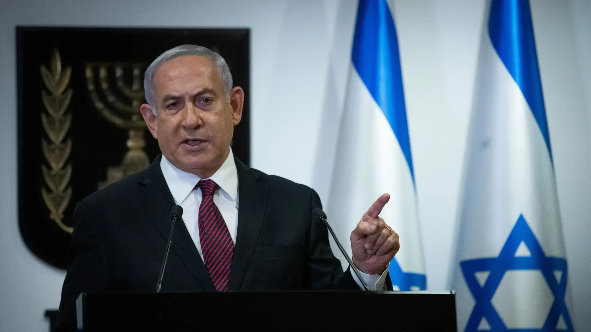 רה"מ נתניהו בהצהרה מהכנסת, 22 בדצמבר 2020 רה"מ נתניהו בהצהרה מהכנסת, 22 בדצמבר 2020