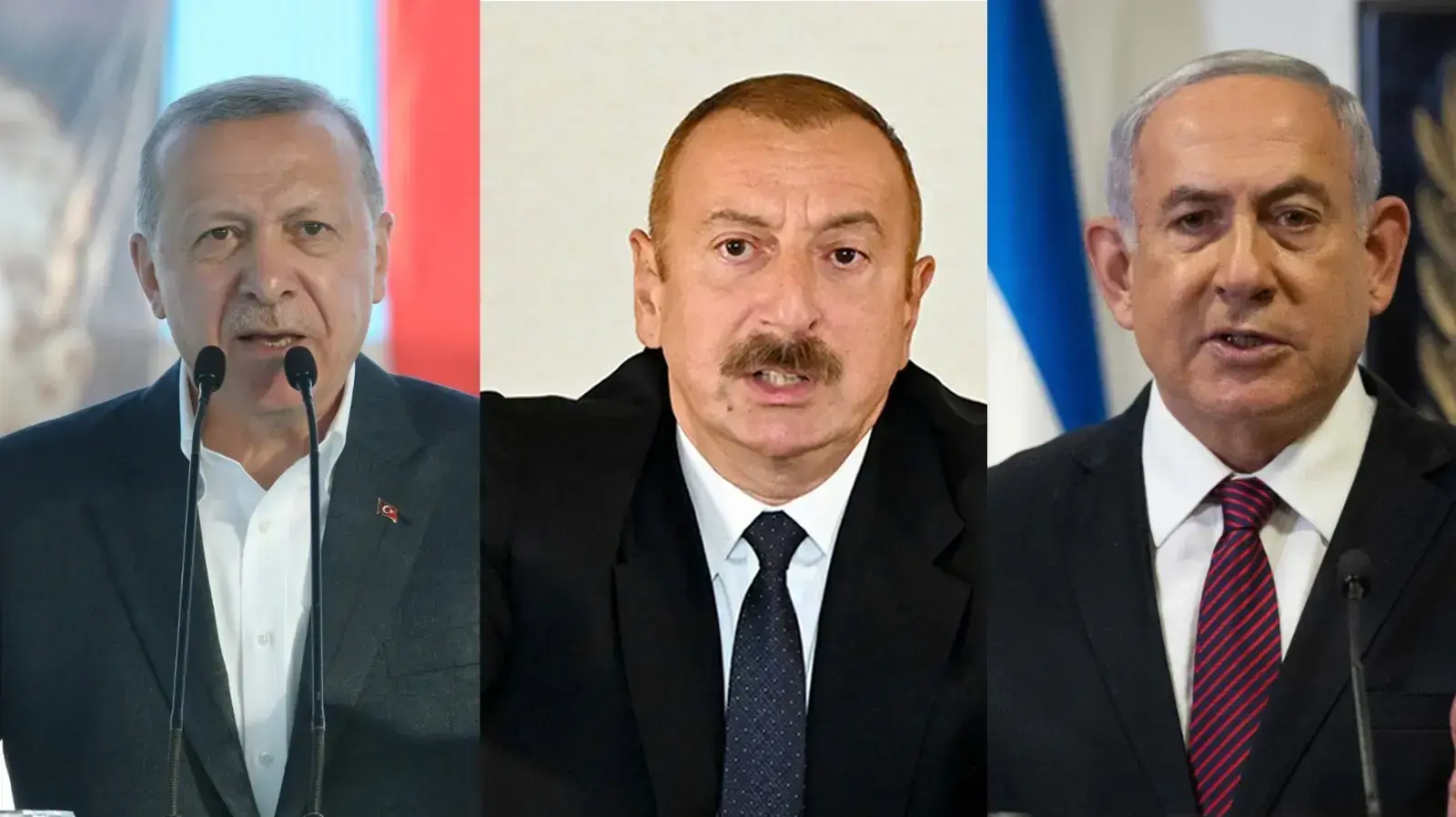 נשיא אזרבייג'אן אילהאם אלייב
נשיא טורקיה רג'פ טייפ ארדואן
ראש ממשלת ישראל בנימין נתניהו