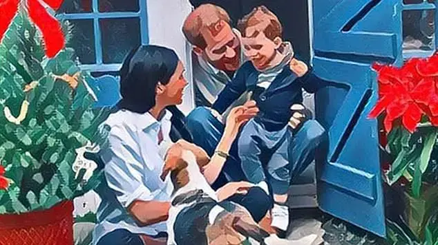 ברכת חג המולד של הארי ומייגן ברכת חג המולד של הארי ומייגן