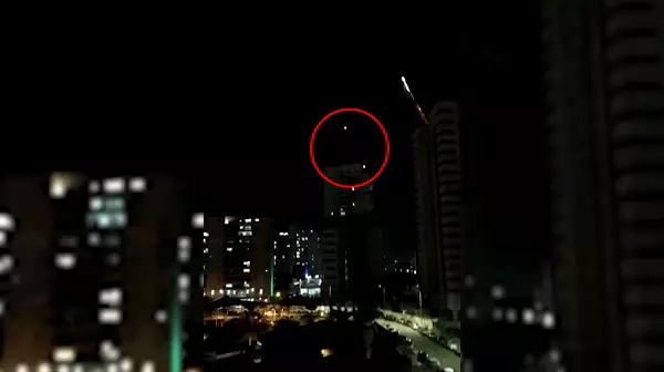 שתי רקטות נורו לעבר אשקלון ועוטף עזה - גיף שתי רקטות נורו לעבר אשקלון ועוטף עזה - גיף