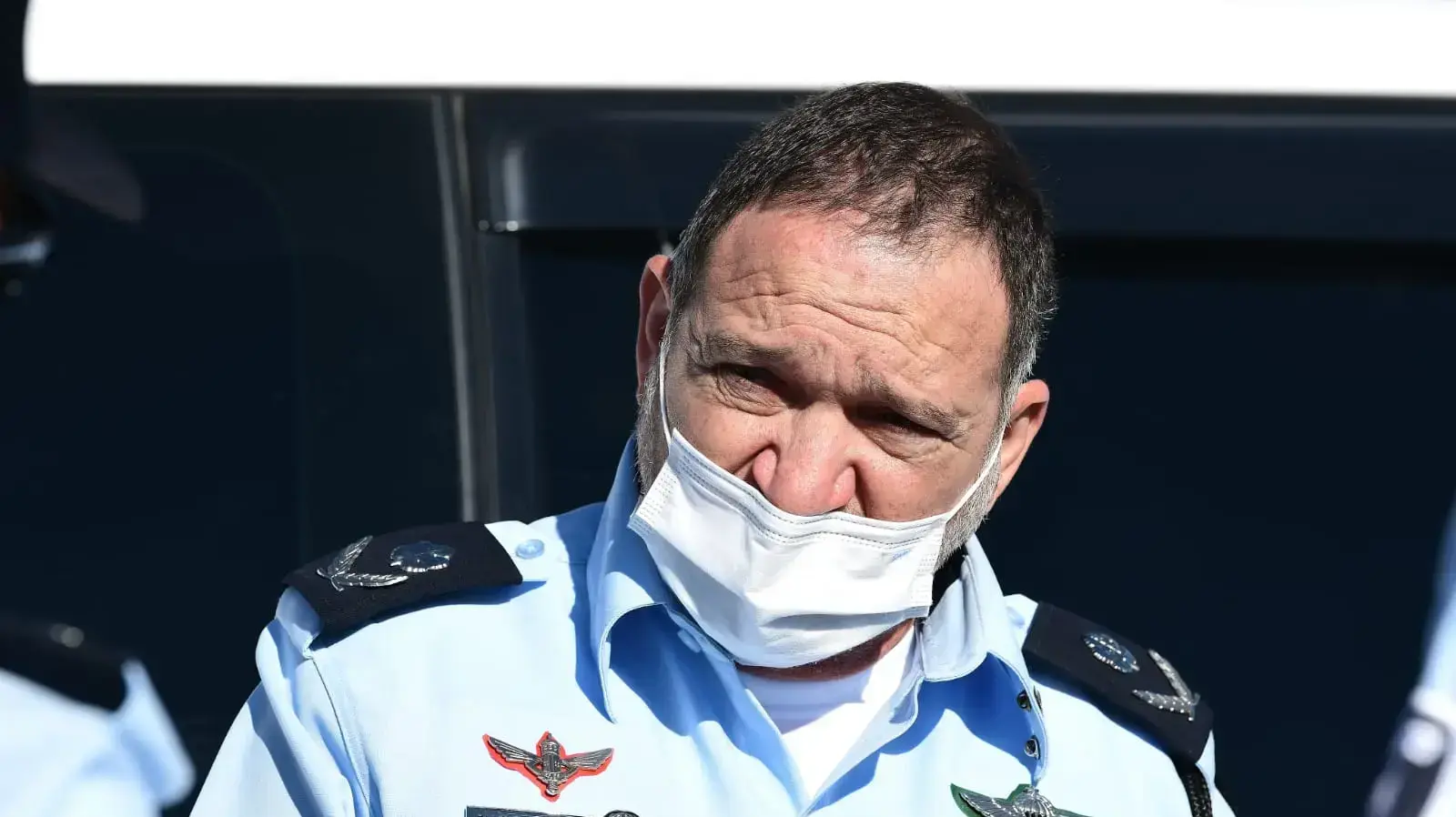 ביקור שוטרים במחסום חמד. השר אמיר אוחנה וממלא מקום המפכ״ל, יעקב קובי שבתאי, 8 בינואר 2021 ביקור שוטרים במחסום חמד. השר אמיר אוחנה וממלא מקום המפכ״ל, יעקב קובי שבתאי, 8 בינואר 2021