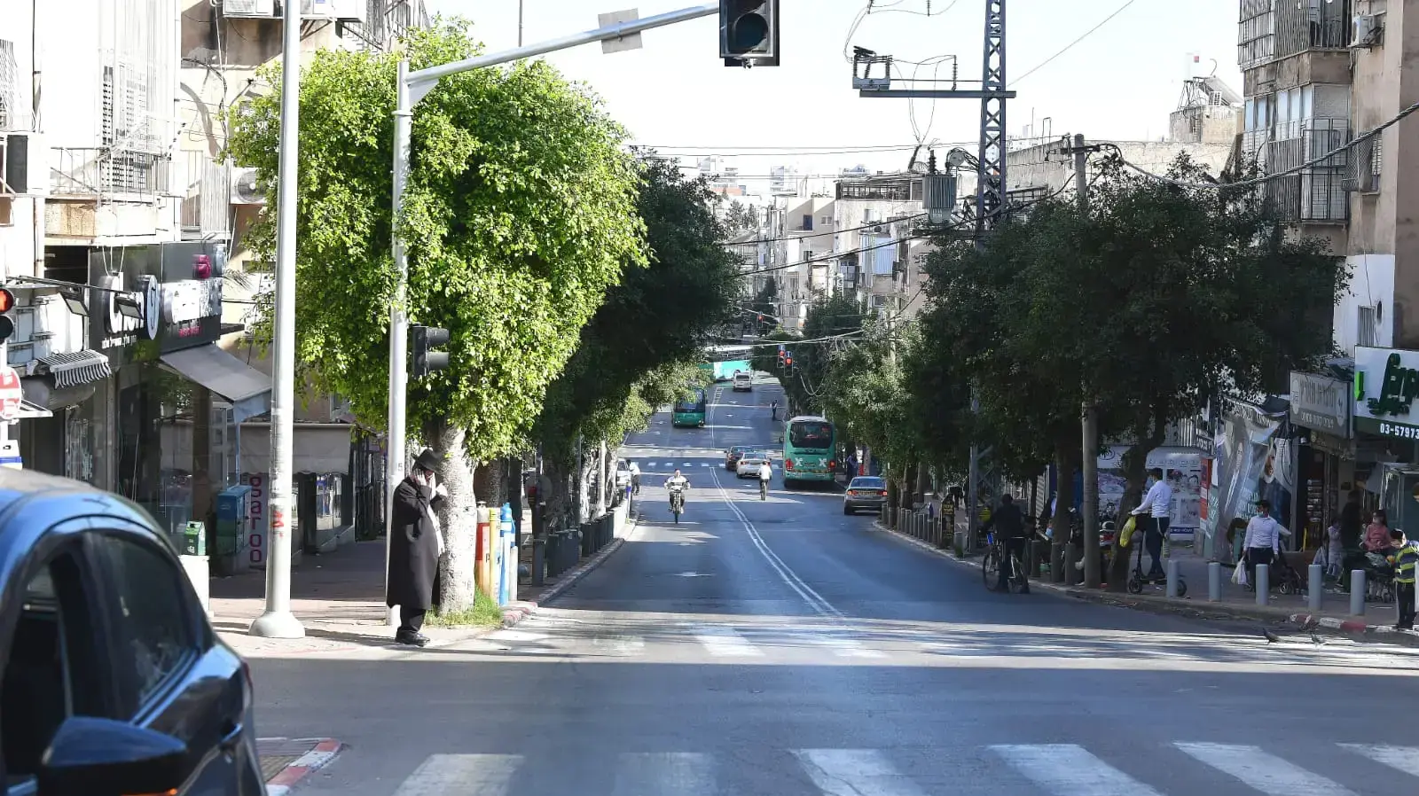 תחילת הסגר ההרמטי, רחוק רבי עקיבא ריק, בני ברק, 8 בינואר 2021 תחילת הסגר ההרמטי, רחוק רבי עקיבא ריק, בני ברק, 8 בינואר 2021