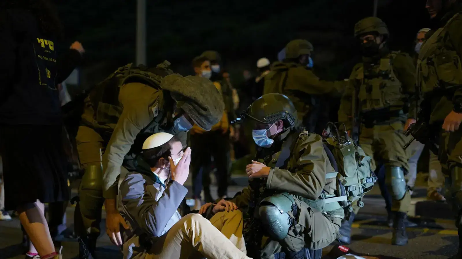 מחאה על מות אהוביה סנדק בקדומים 9 בינואר 2020 