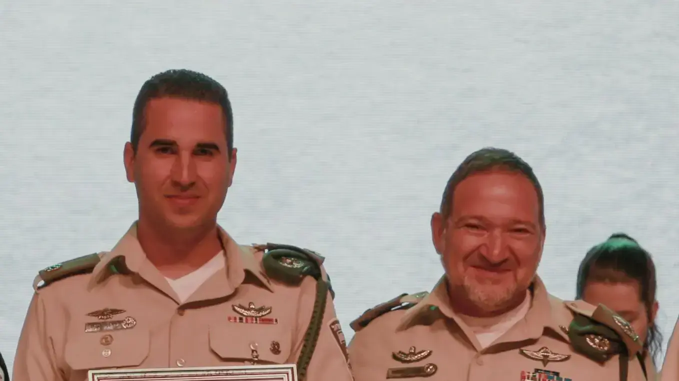 קובי שבתאי עם ברוך הוניג דובר מג"ב קובי שבתאי עם ברוך הוניג דובר מג"ב