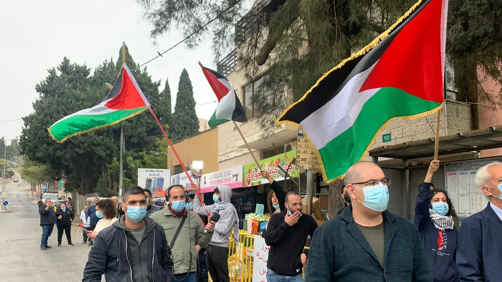 מחאה ברקע ביקורו של רה"מ, נתניהו בנצרת 13 בינואר 2021 מחאה ברקע ביקורו של רה"מ, נתניהו בנצרת 13 בינואר 2021