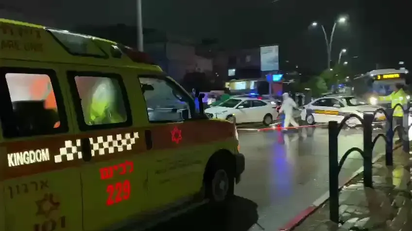 זירת התחשמלות גבר בקריית מלאכי 14 בינואר 2021 זירת התחשמלות גבר בקריית מלאכי 14 בינואר 2021