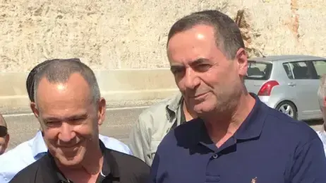 ישראל כץ ועודד שמיר ישראל כץ ועודד שמיר