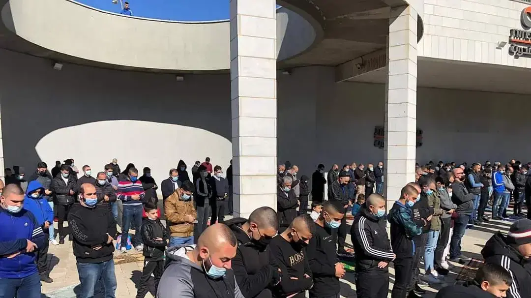 מחאה באום אל-פחם נגד האלימות בחברה הערבית, 22 בינואר 2021 מחאה באום אל-פחם נגד האלימות בחברה הערבית, 22 בינואר 2021