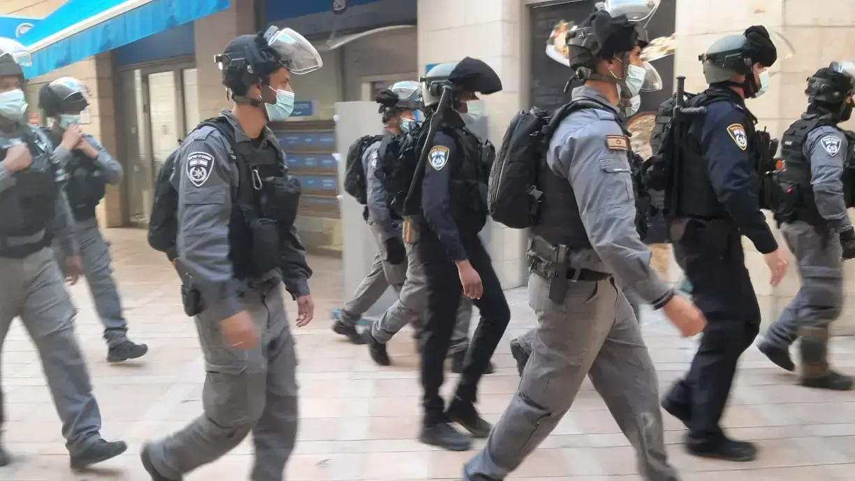 הערכות המשטרה לעימותים על נהלי הסגר, בני ברק, 24 בינואר 2021
