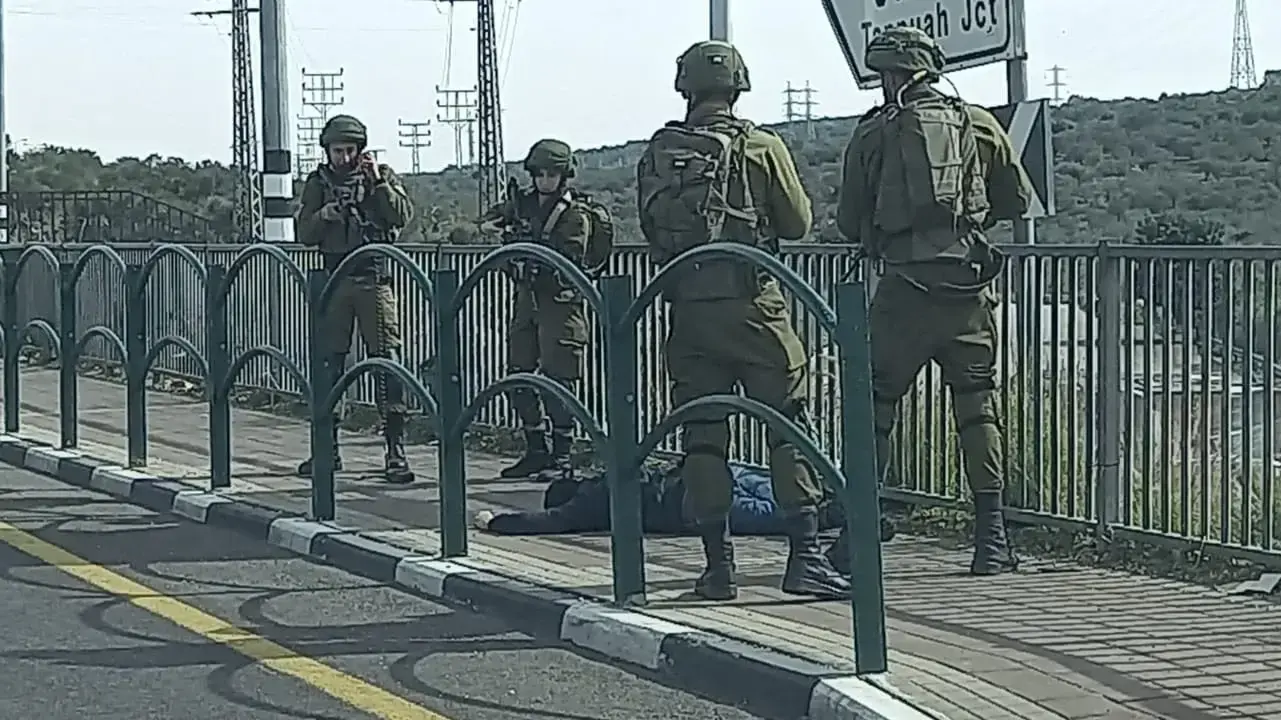 ניסיון פיגוע דקירה סמוך לאריאל 26 בינואר 2021 
