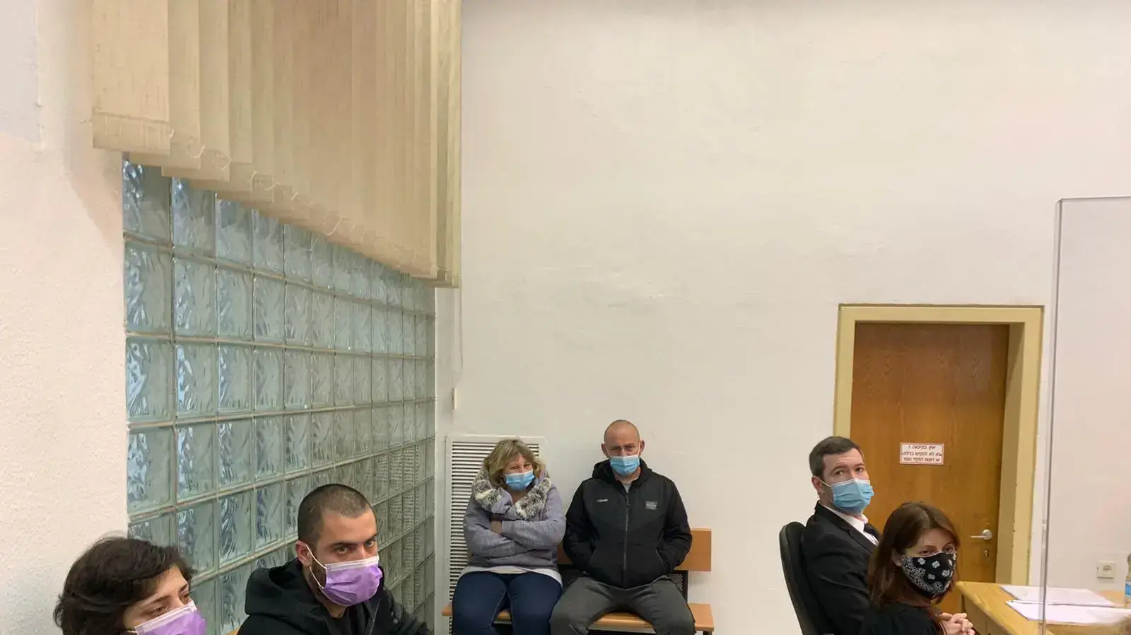 הקראת כתב אישום של הגננת מאיה דוידוב מנהלת "הגן של מאיה" בלוד, בימ"ש השלום רמלה
משמאל לימין: מאיה הגננת ולצידה הבן שלה בספסל השני הסייעת סבטלנה ובעלה הקראת כתב אישום של הגננת מאיה דוידוב מנהלת "הגן של מאיה" בלוד, בימ"ש השלום רמלה
משמאל לימין: מאיה הגננת ולצידה הבן שלה בספסל השני הסייעת סבטלנה ובעלה