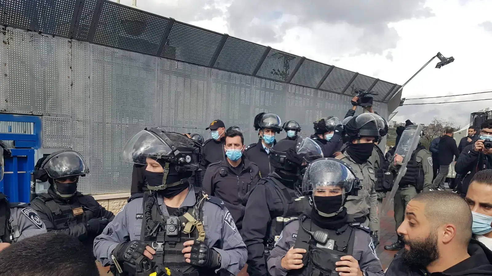 שוטרים באום אל-פחם, 30 ינואר 2020 שוטרים באום אל-פחם, 30 ינואר 2020