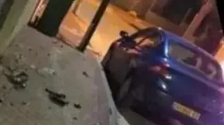 זירת אירוע פיצוץ רכב בטירה, 31 בינואר 2021 זירת אירוע פיצוץ רכב בטירה, 31 בינואר 2021