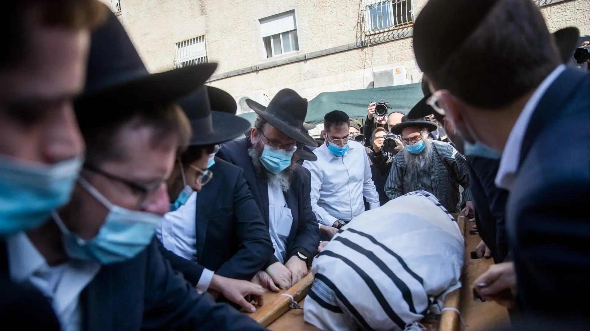 הלוויתו של הרב משולם דוד סולובייצ'יק. הר המנוחות, ירושלים 31 בינואר 2021 הלוויתו של הרב משולם דוד סולובייצ'יק. הר המנוחות, ירושלים 31 בינואר 2021
