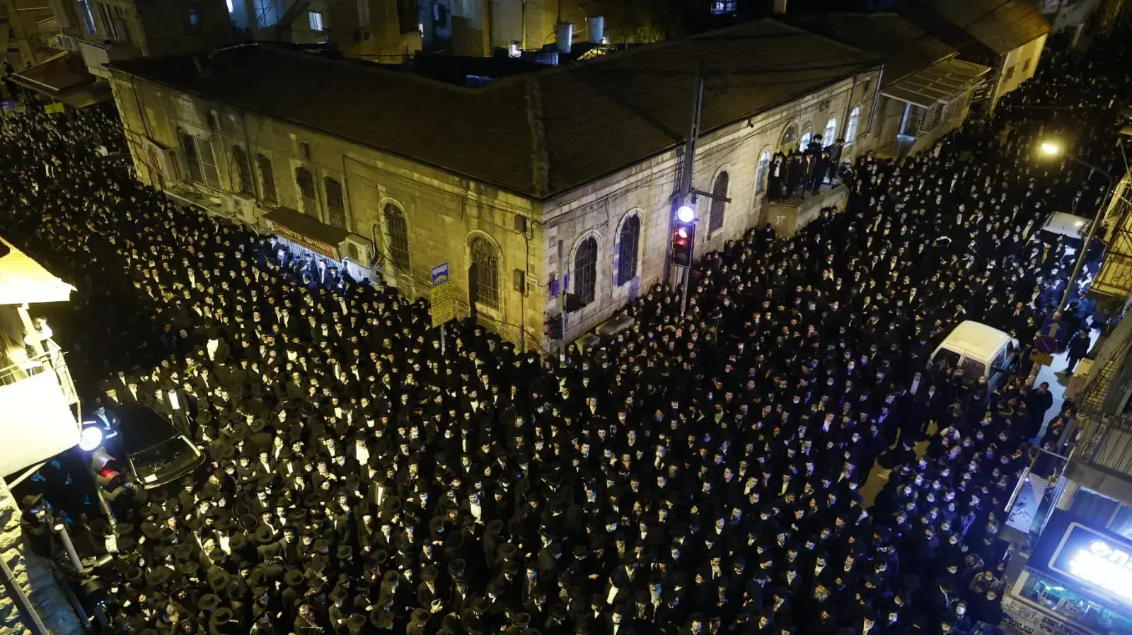 הלווית הרב יצחק שיינר, ירושלים, 31 בינואר 2021 הלווית הרב יצחק שיינר, ירושלים, 31 בינואר 2021