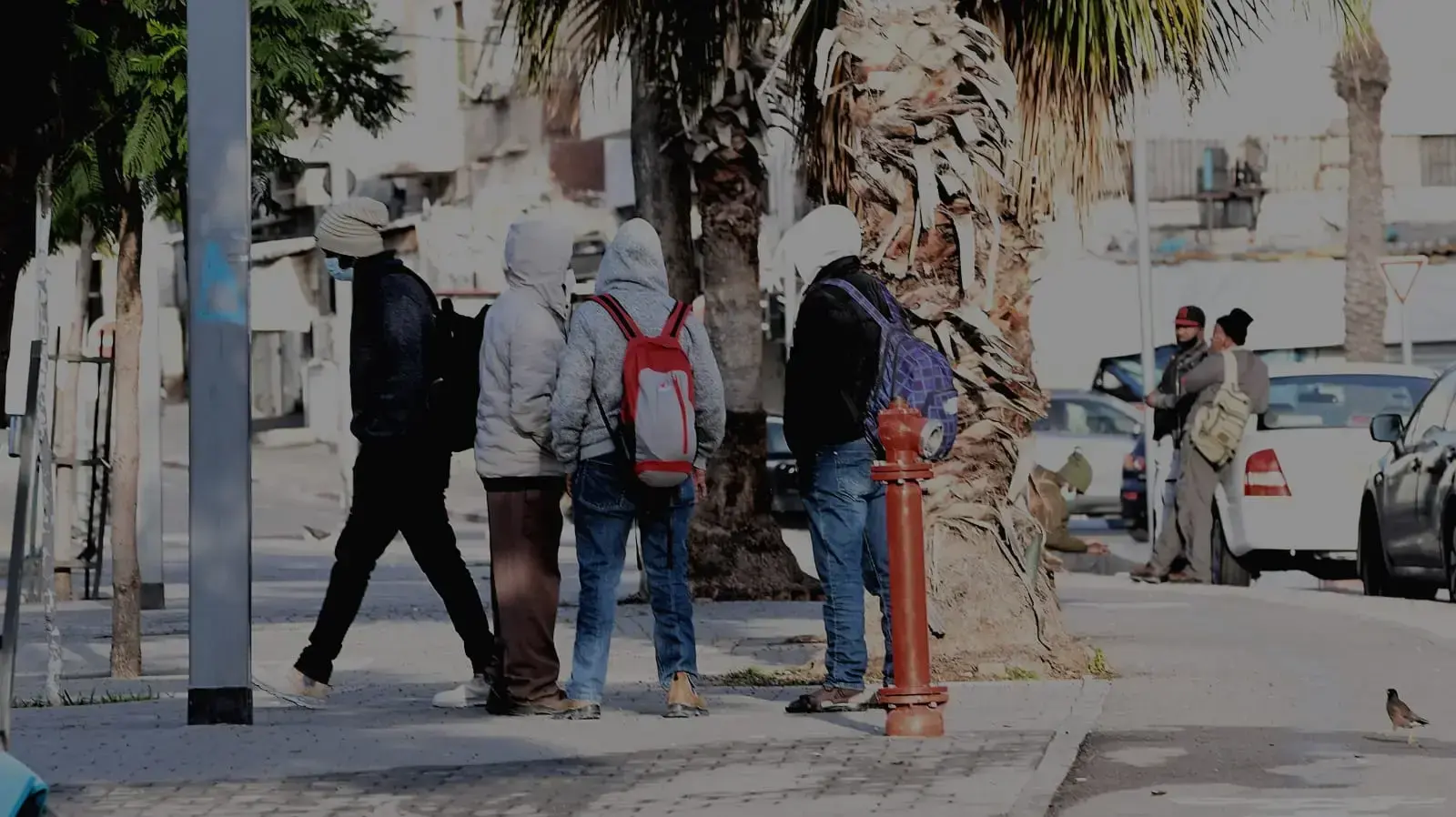 עובדים זרים בדרום תל אביב, 3 בפברואר 2021