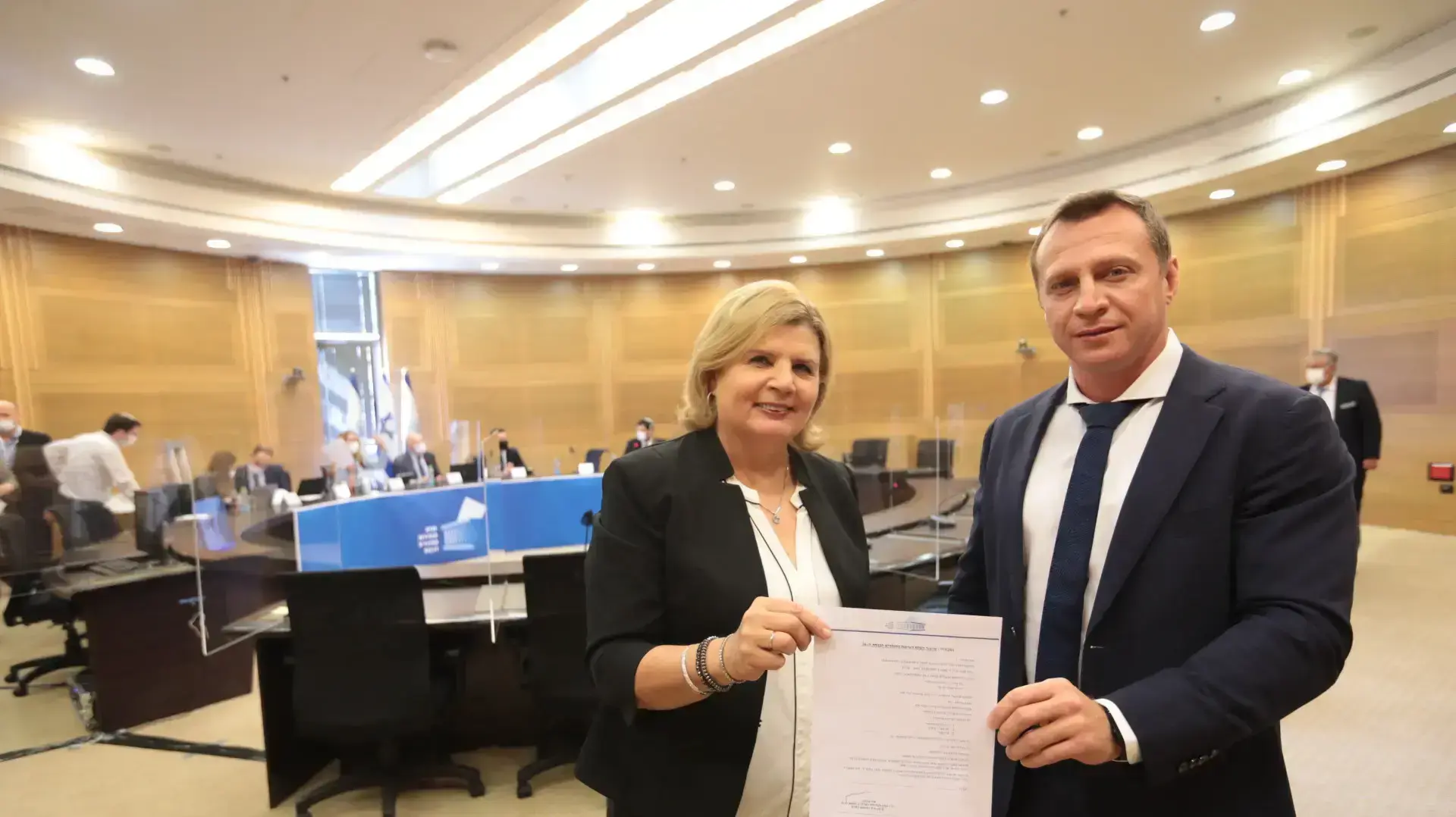 הגשת רשימת יש עתיד לכנסת 3 בפברואר 2021 הגשת רשימת יש עתיד לכנסת 3 בפברואר 2021