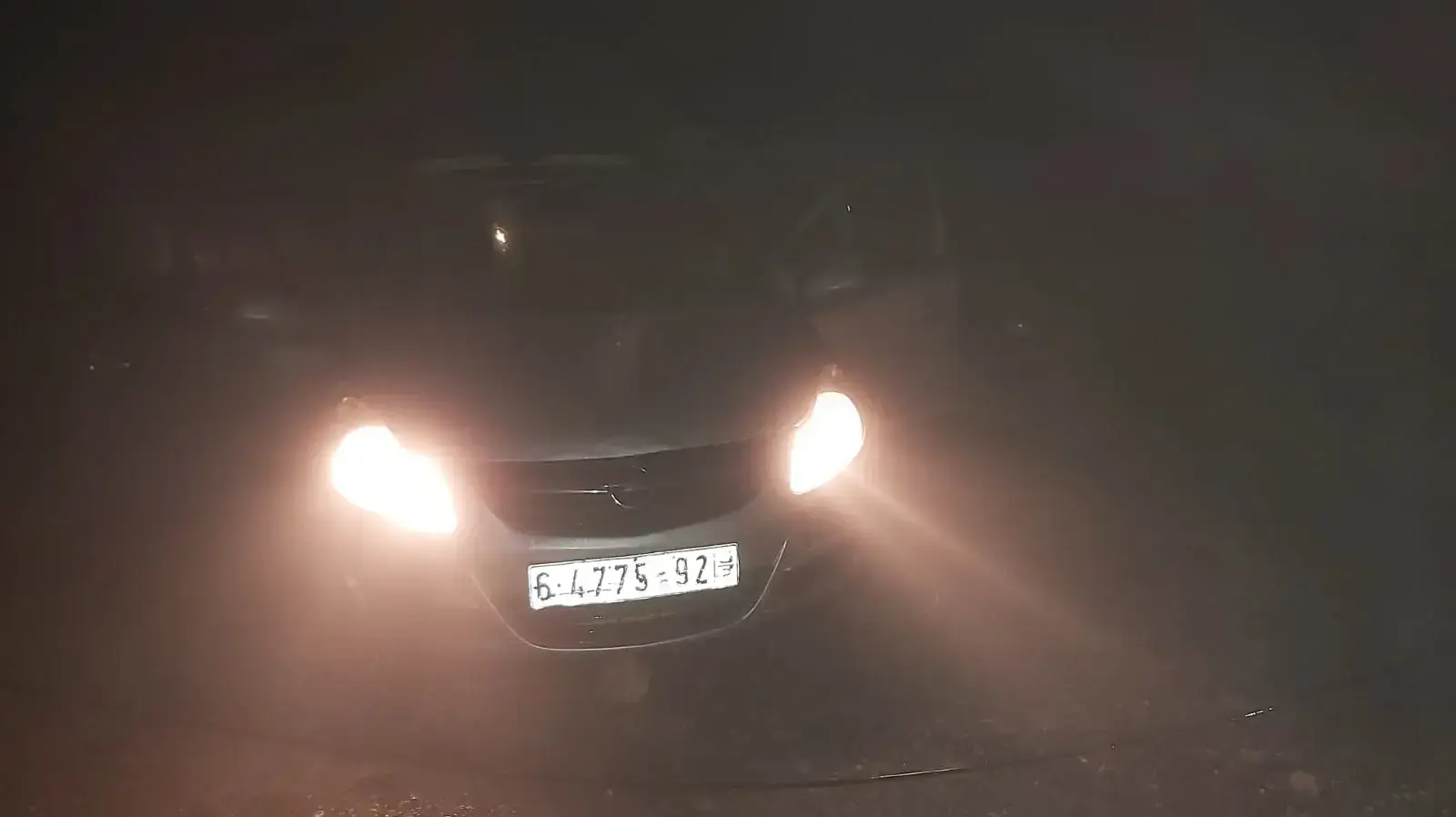 רכב באמצעותו הגיע מחבל שהסתנן לחוות שדה אפריים, 5 בפברואר 2021