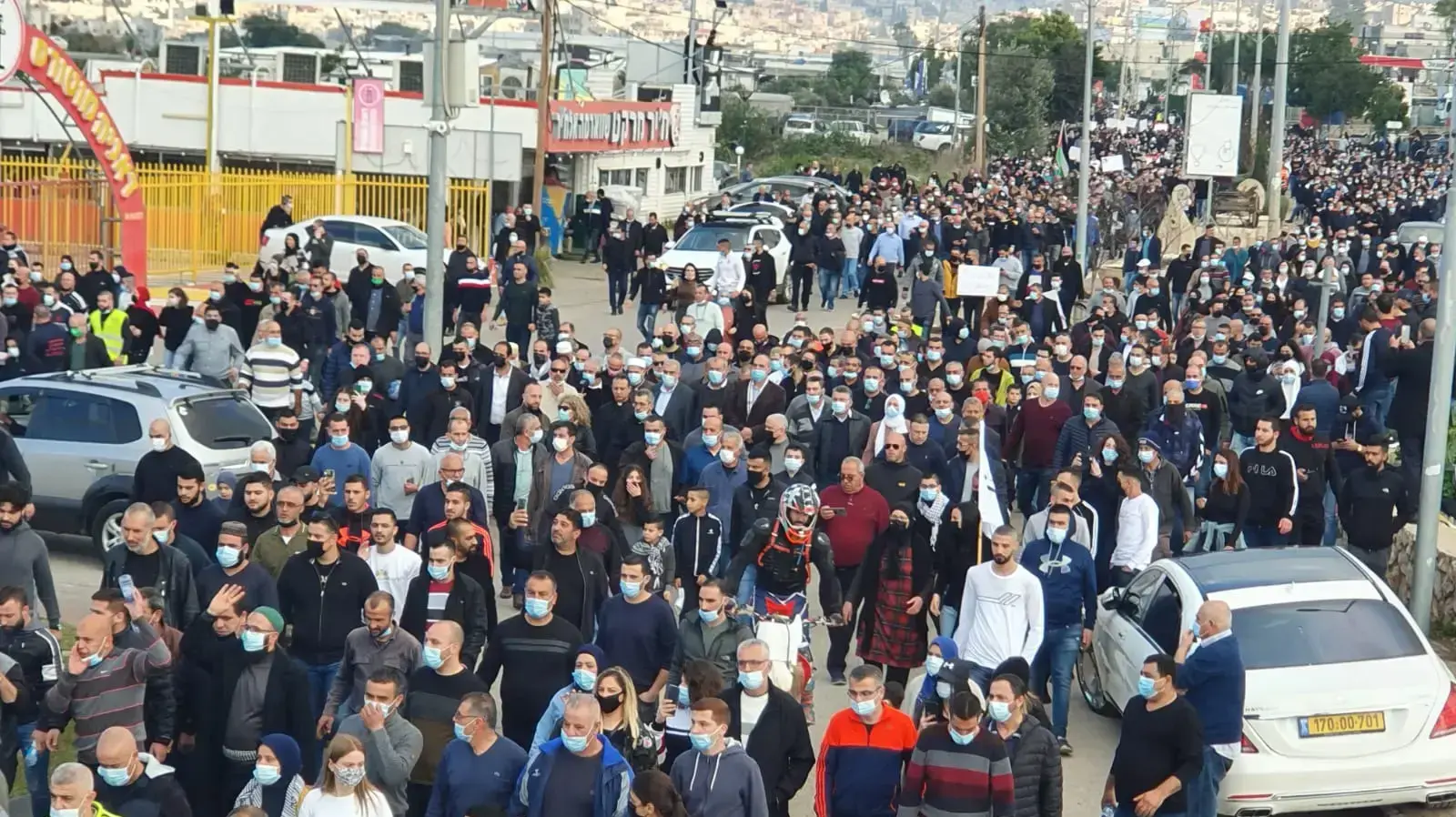 הפגנה בטמרה, 6 פברואר 2021