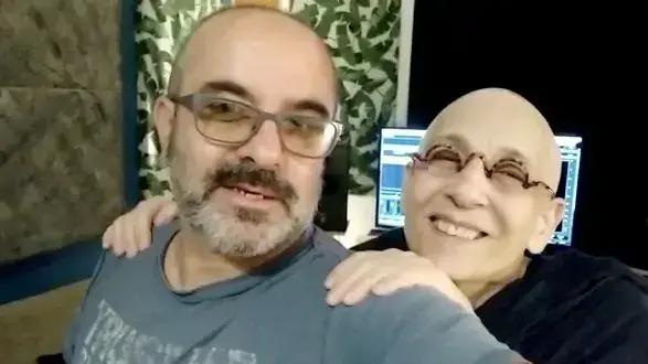 הזמרת רבקה זהר והמפיק המוזיקלי אודי תורג'מן הזמרת רבקה זהר והמפיק המוזיקלי אודי תורג'מן